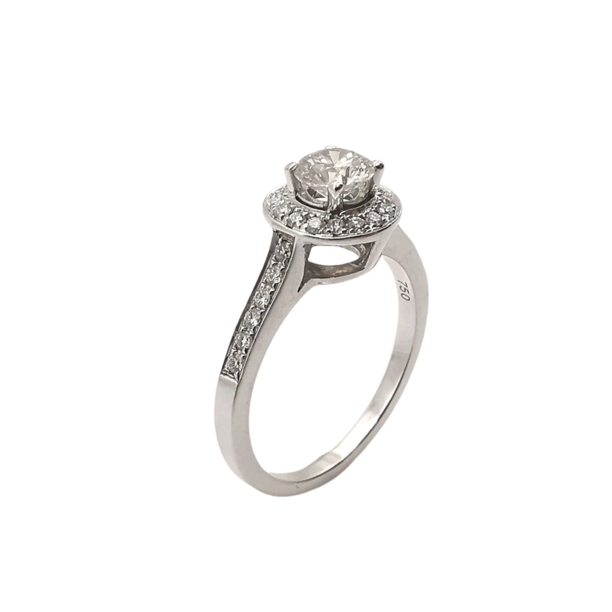 Bague en or blanc et diamants - Castafiore