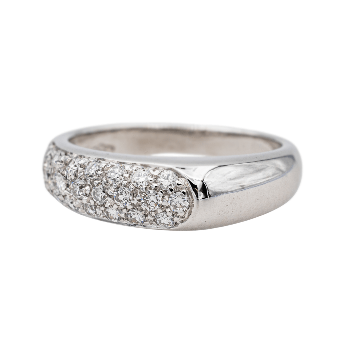 Bague en or blanc et diamants - Castafiore