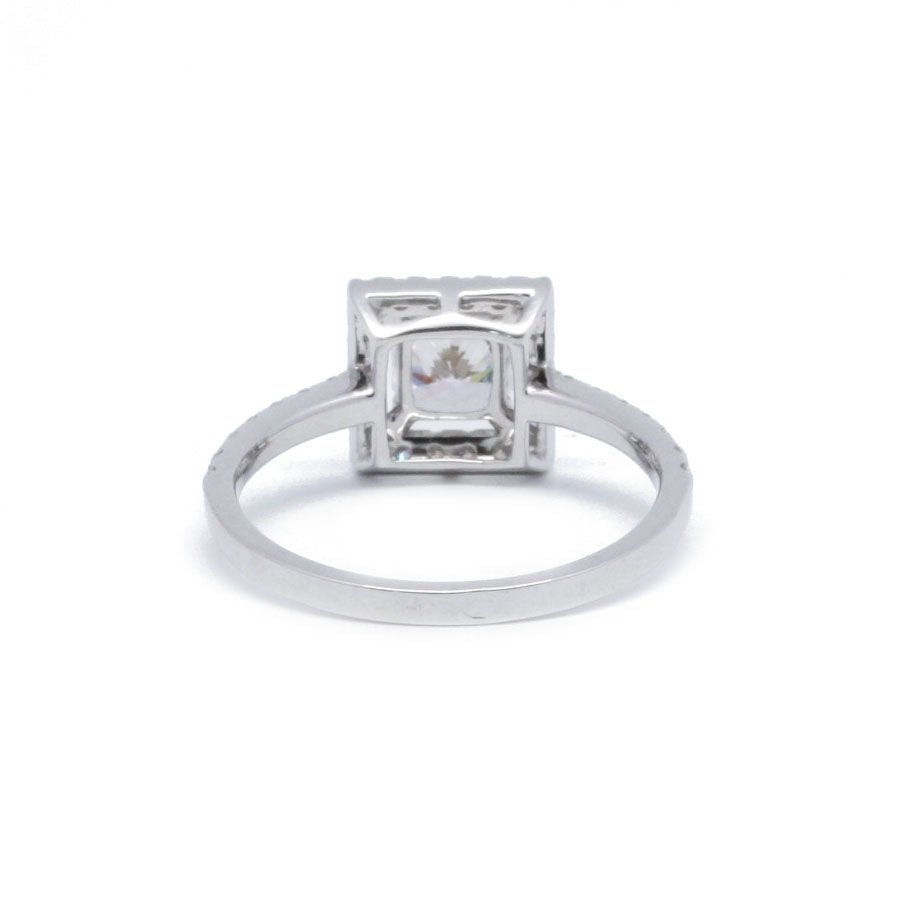 Bague en or blanc et diamants - Castafiore