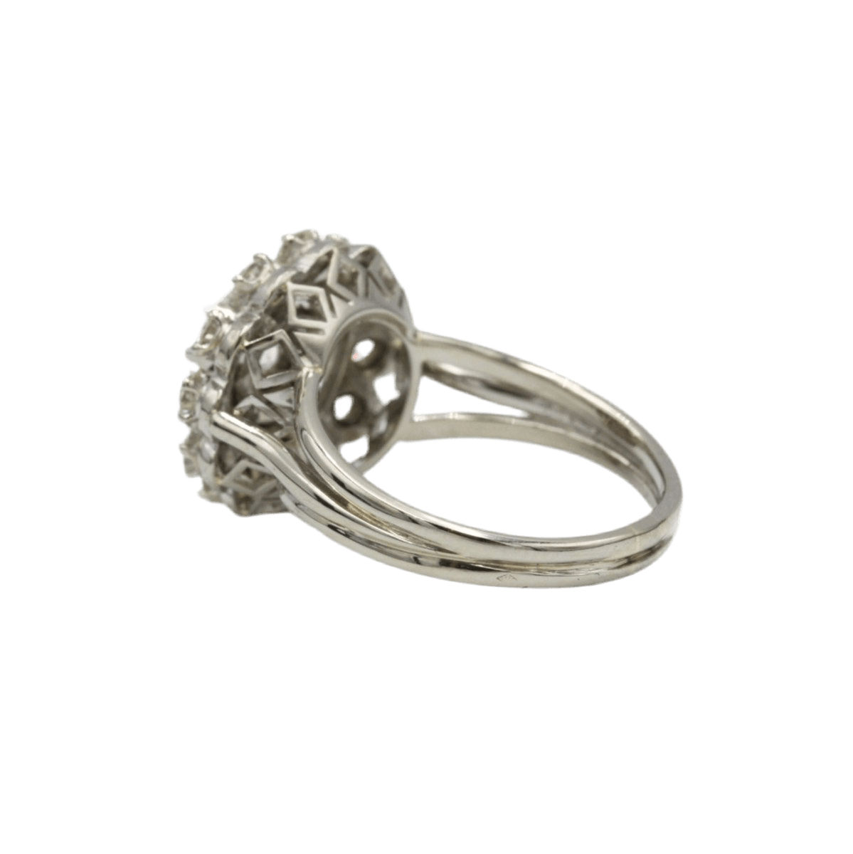 Bague en or blanc et diamants - Castafiore