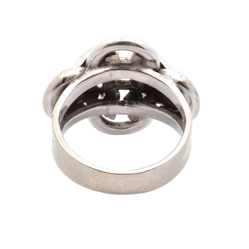 Ring vintage diamonds in 18k gold