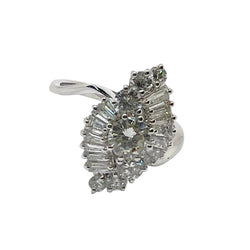 Bague en or blanc et diamants - Castafiore