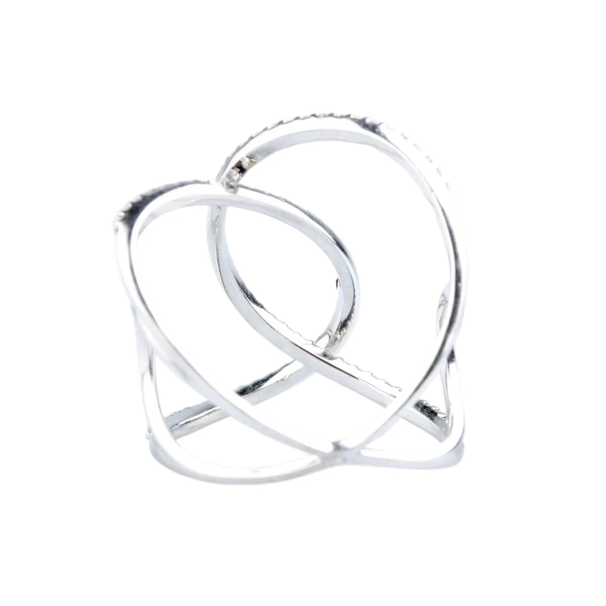 Bague en or blanc et diamants - Castafiore