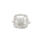 Bague en or blanc et diamants - Castafiore