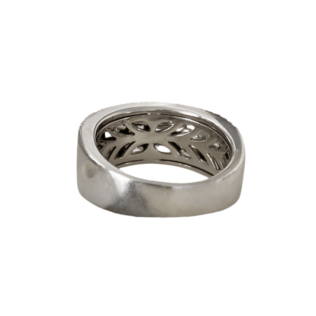 Bague en or blanc et diamants - Castafiore