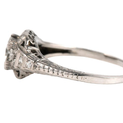 Bague en or blanc et diamants - Castafiore