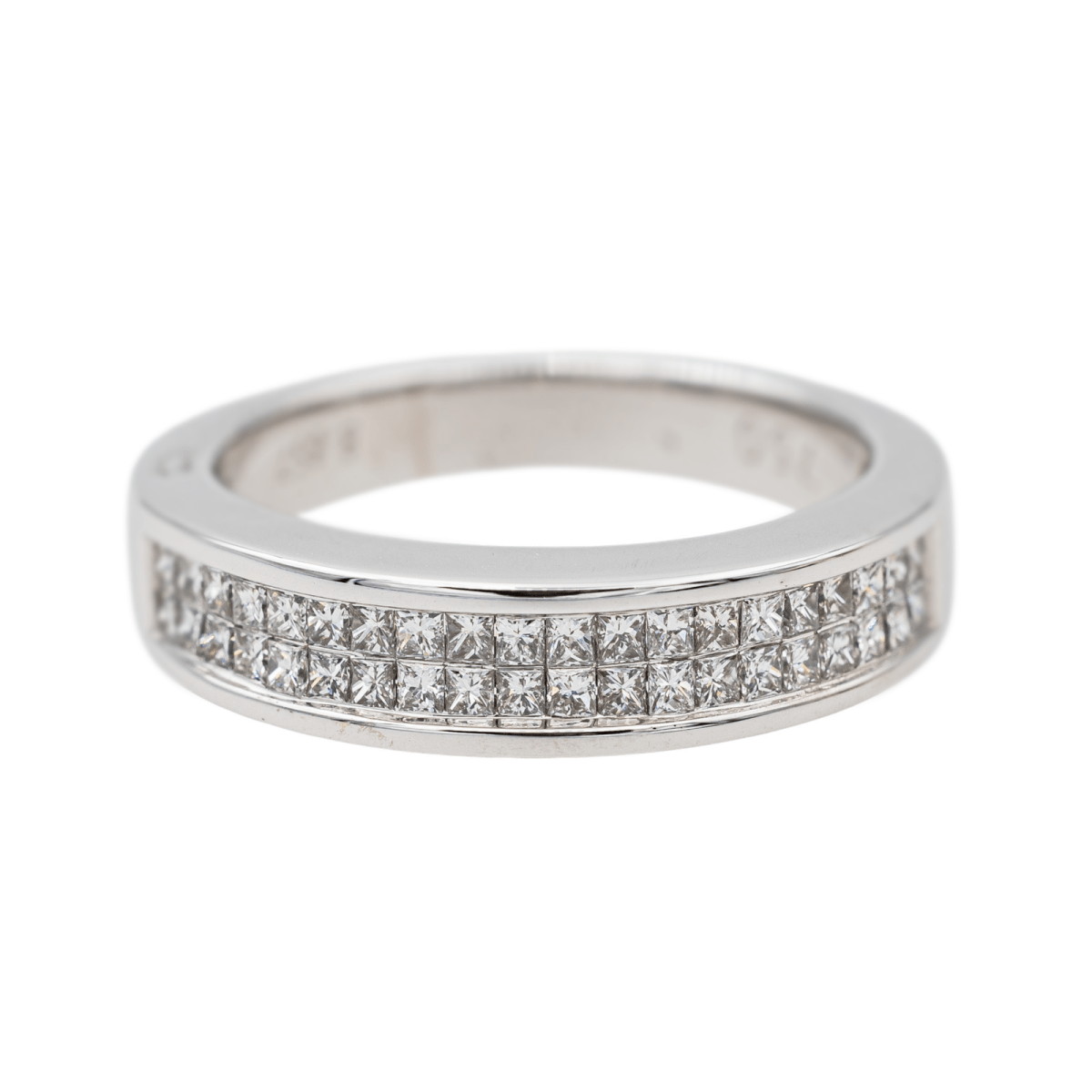 Bague en or blanc et diamants - Castafiore