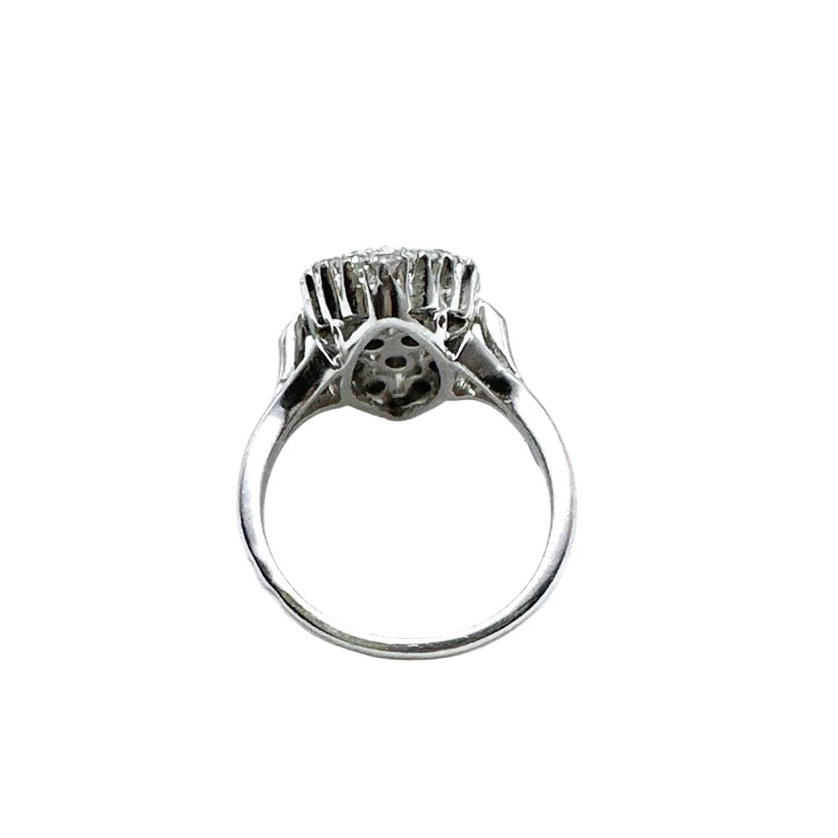 Bague en or blanc et diamants - Castafiore