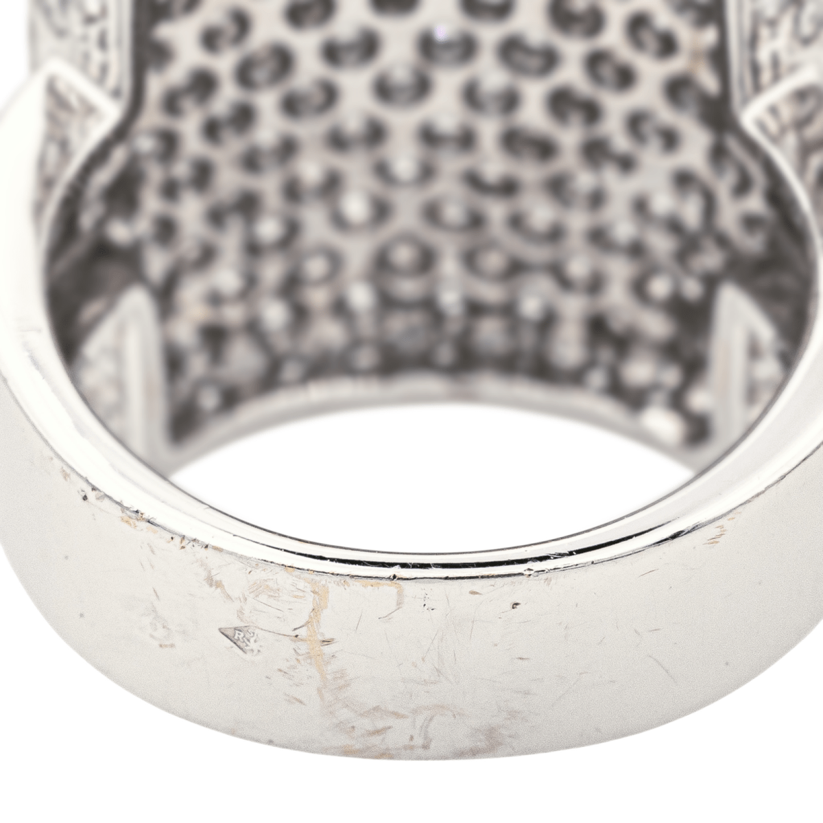 Bague en or blanc et diamants - Castafiore