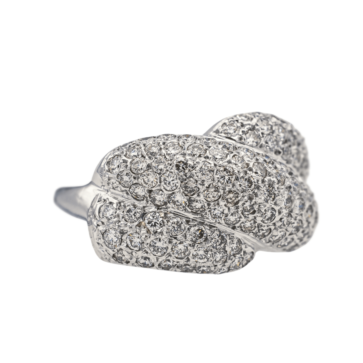 Bague en or blanc et diamants - Castafiore