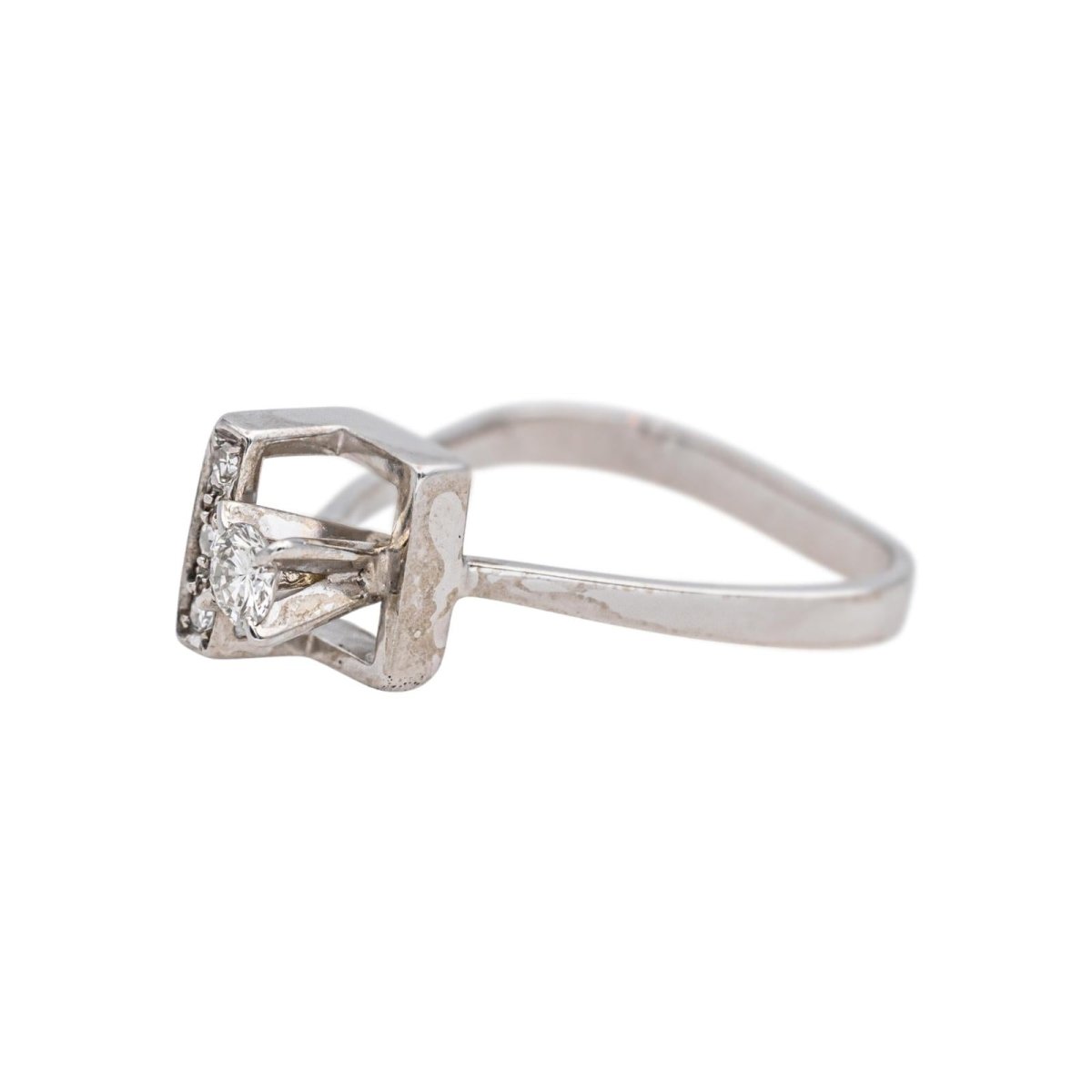 Ring White gold diamond