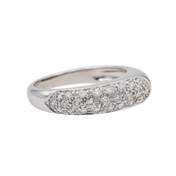 Bague en or blanc et diamants - Castafiore