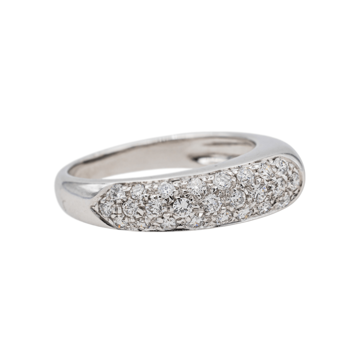Bague en or blanc et diamants - Castafiore