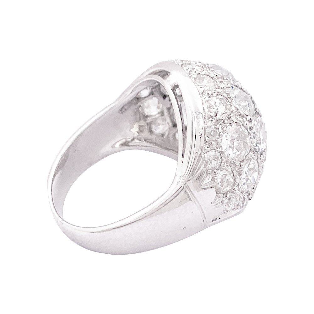 Bague en or blanc et diamants - Castafiore