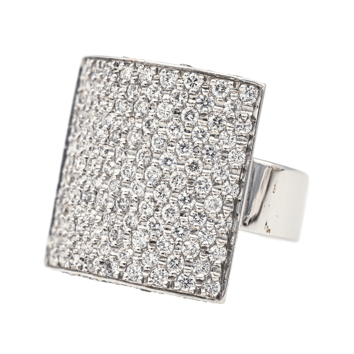 Bague en or blanc et diamants - Castafiore