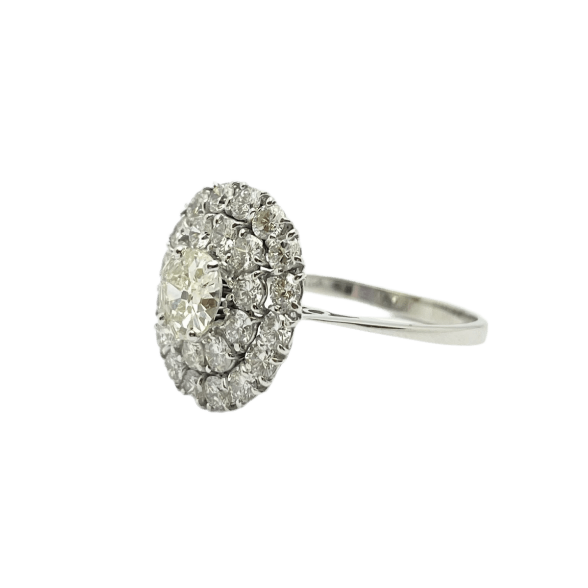 Bague en or blanc et diamants - Castafiore