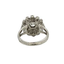 Bague en or blanc et diamants - Castafiore