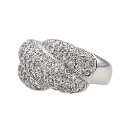 Bague en or blanc et diamants - Castafiore
