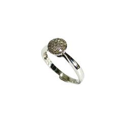 Bague en or blanc et diamants - Castafiore