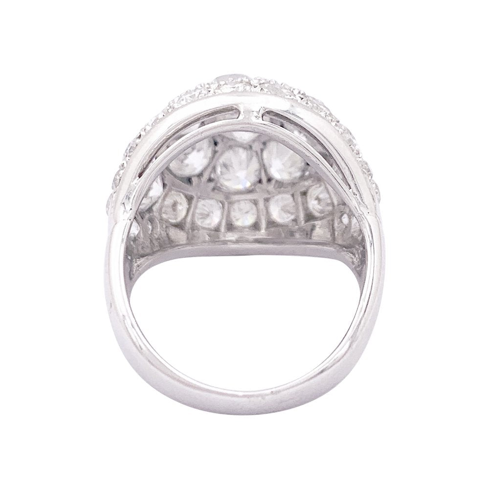 Bague en or blanc et diamants - Castafiore