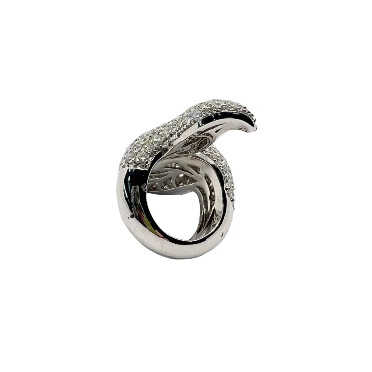 Bague en or blanc et diamants - Castafiore