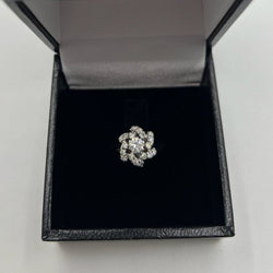 Bague en or blanc et diamants - Castafiore