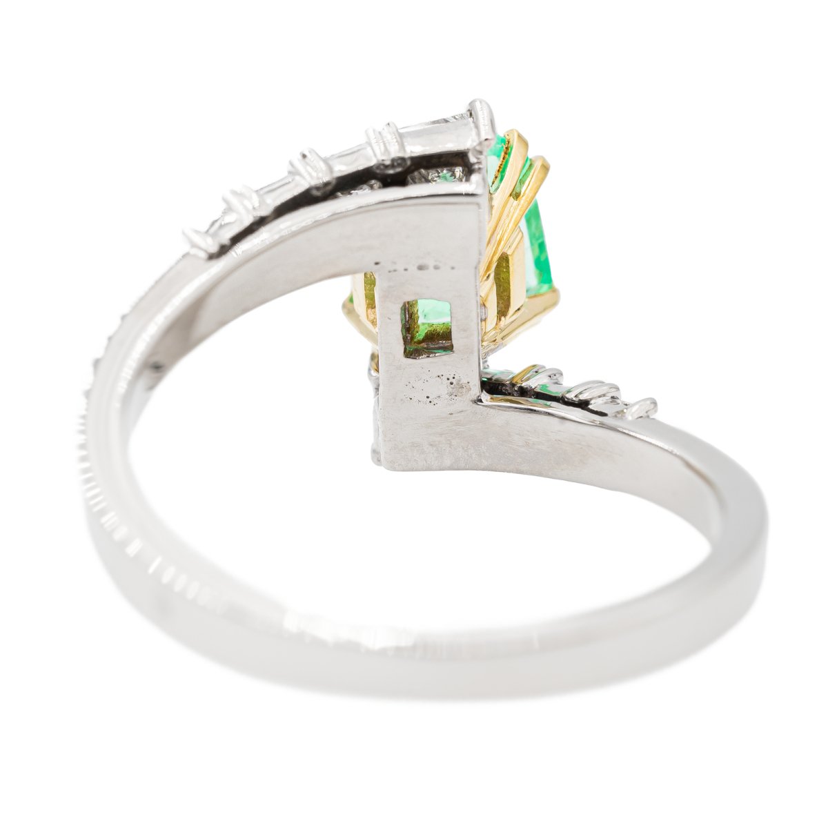 Bague en Or blanc et Emeraude - Castafiore