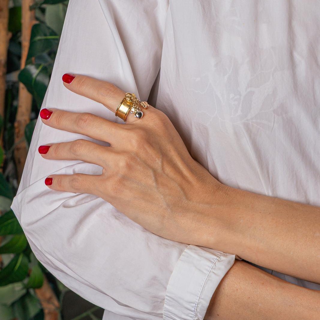 Bague en or blanc et or jaune - Castafiore