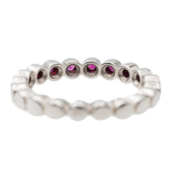 Bague en or blanc et saphir - Castafiore