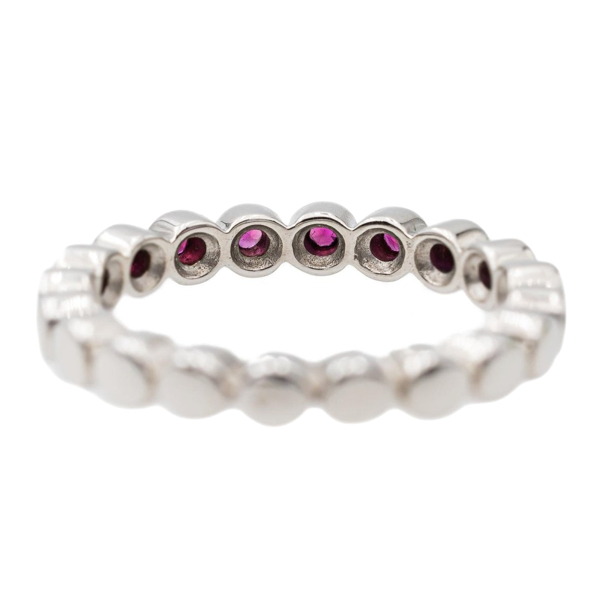 Bague en or blanc et saphir - Castafiore