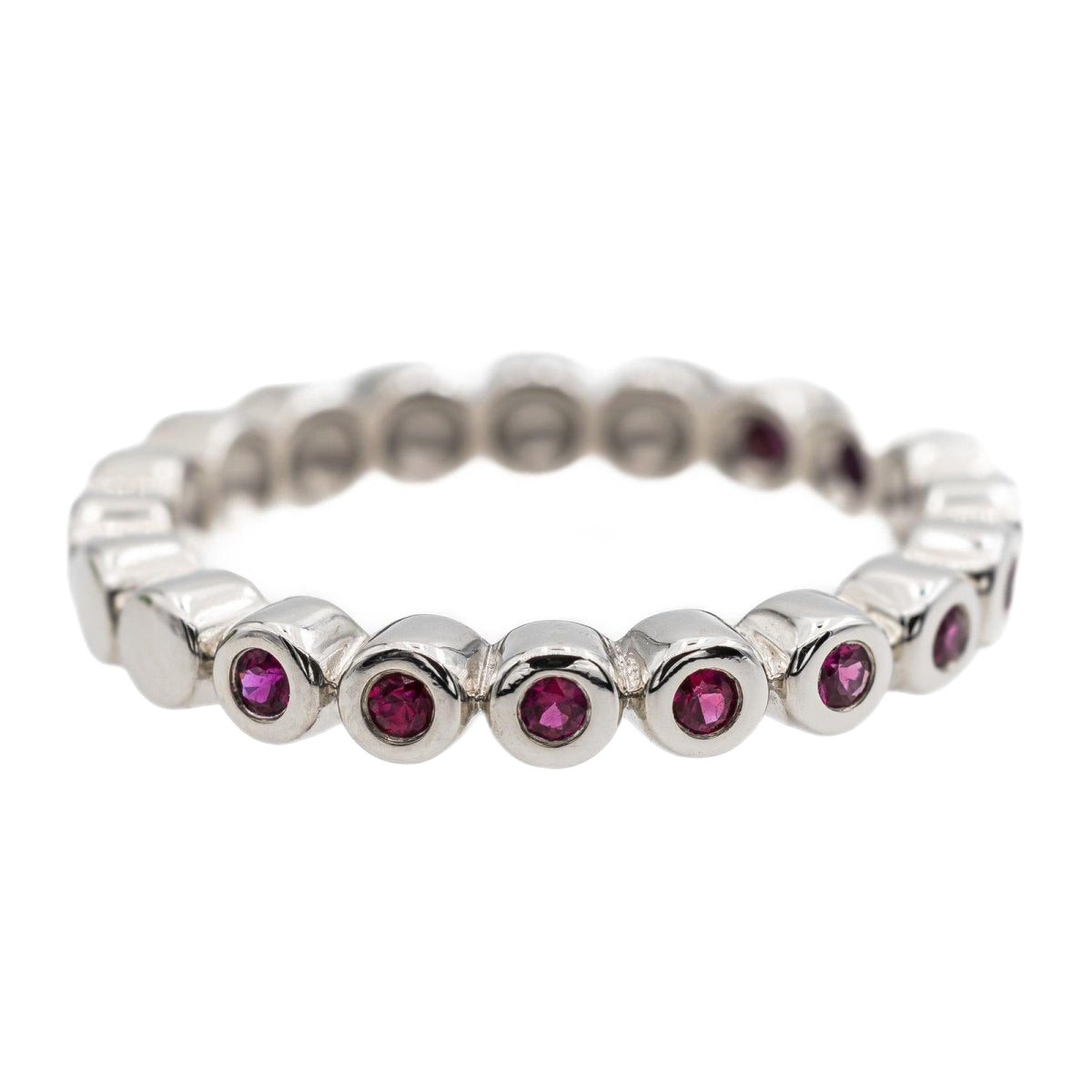 Bague en or blanc et saphir - Castafiore