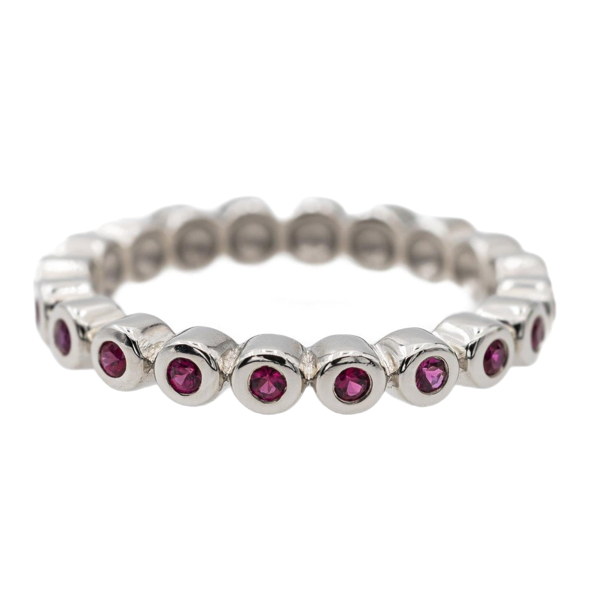 Bague en or blanc et saphir - Castafiore