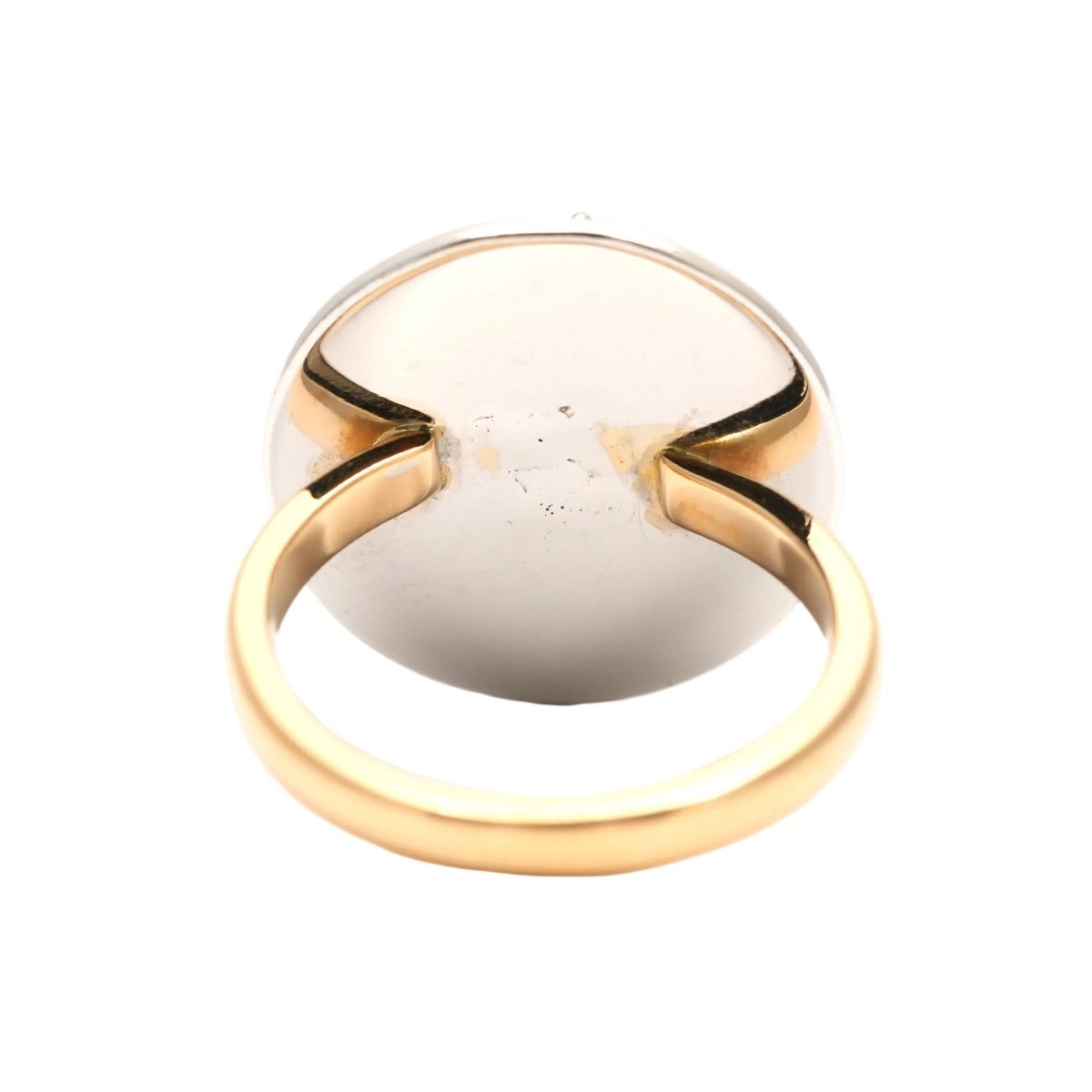 Bague en or blanc, or jaune, émeraude et diamants - Castafiore