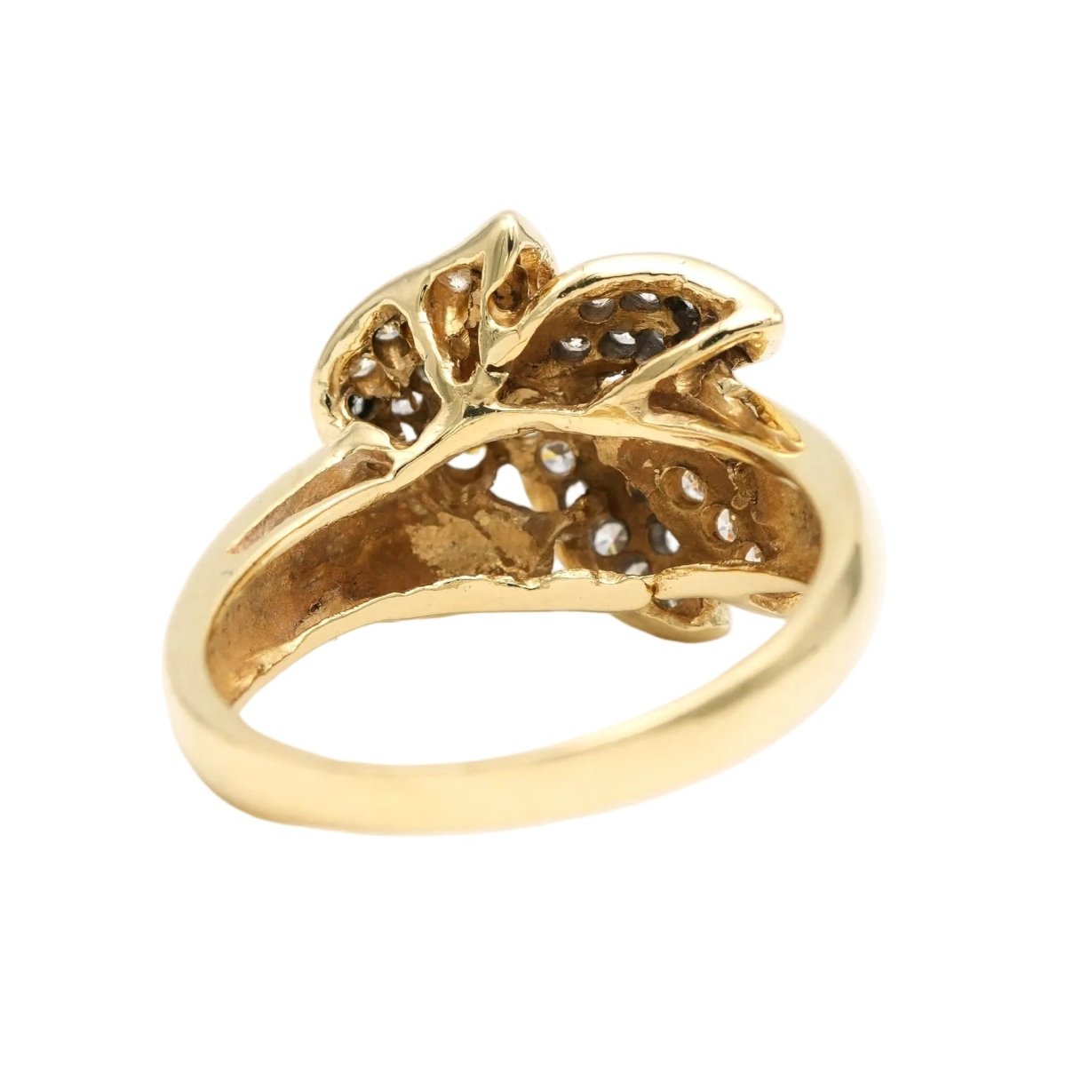 Bague en or blanc, or jaune et diamants - Castafiore