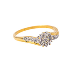 Bague en or blanc, or jaune et diamants - Castafiore