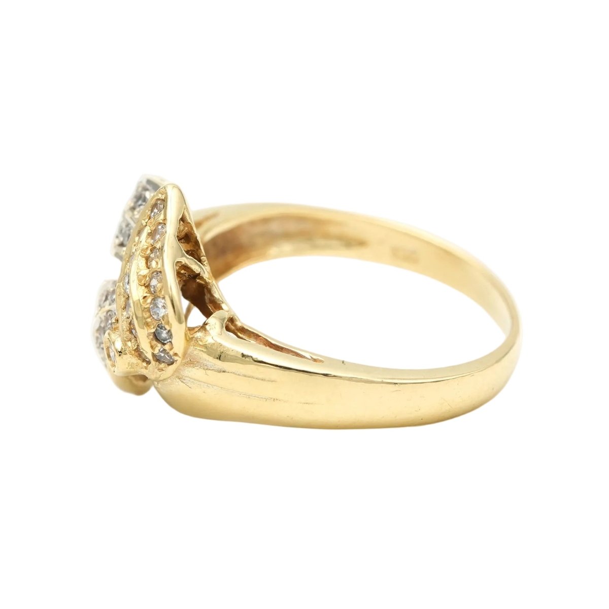Bague en or blanc, or jaune et diamants - Castafiore