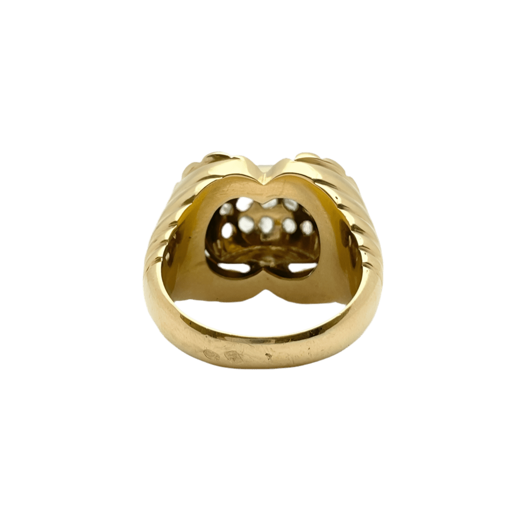 Bague en or blanc, or jaune et diamants - Castafiore