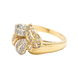 Bague en or blanc, or jaune et diamants - Castafiore