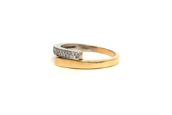 Bague en or blanc, or jaune et diamants - Castafiore