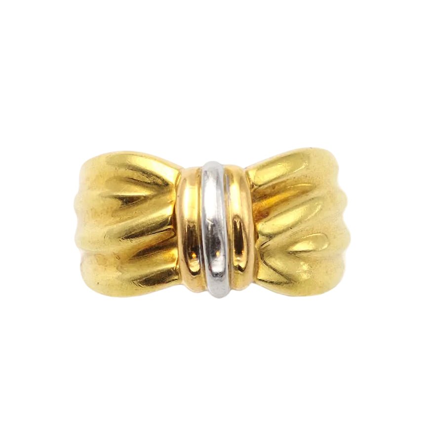 Bague en or blanc, or jaune et or rose - Castafiore
