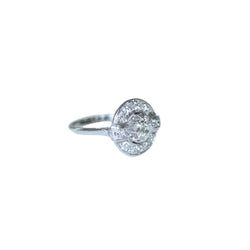 Bague en or blanc, platine, et diamants - Castafiore