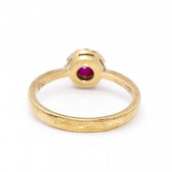 Bague en or, brillants et rubis - Castafiore