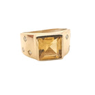 Bague en or citrine & diamants - Castafiore