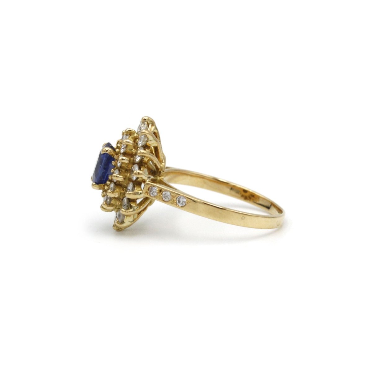 Bague en Or, Diamants et Saphir - Castafiore