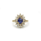 Bague en Or, Diamants et Saphir - Castafiore