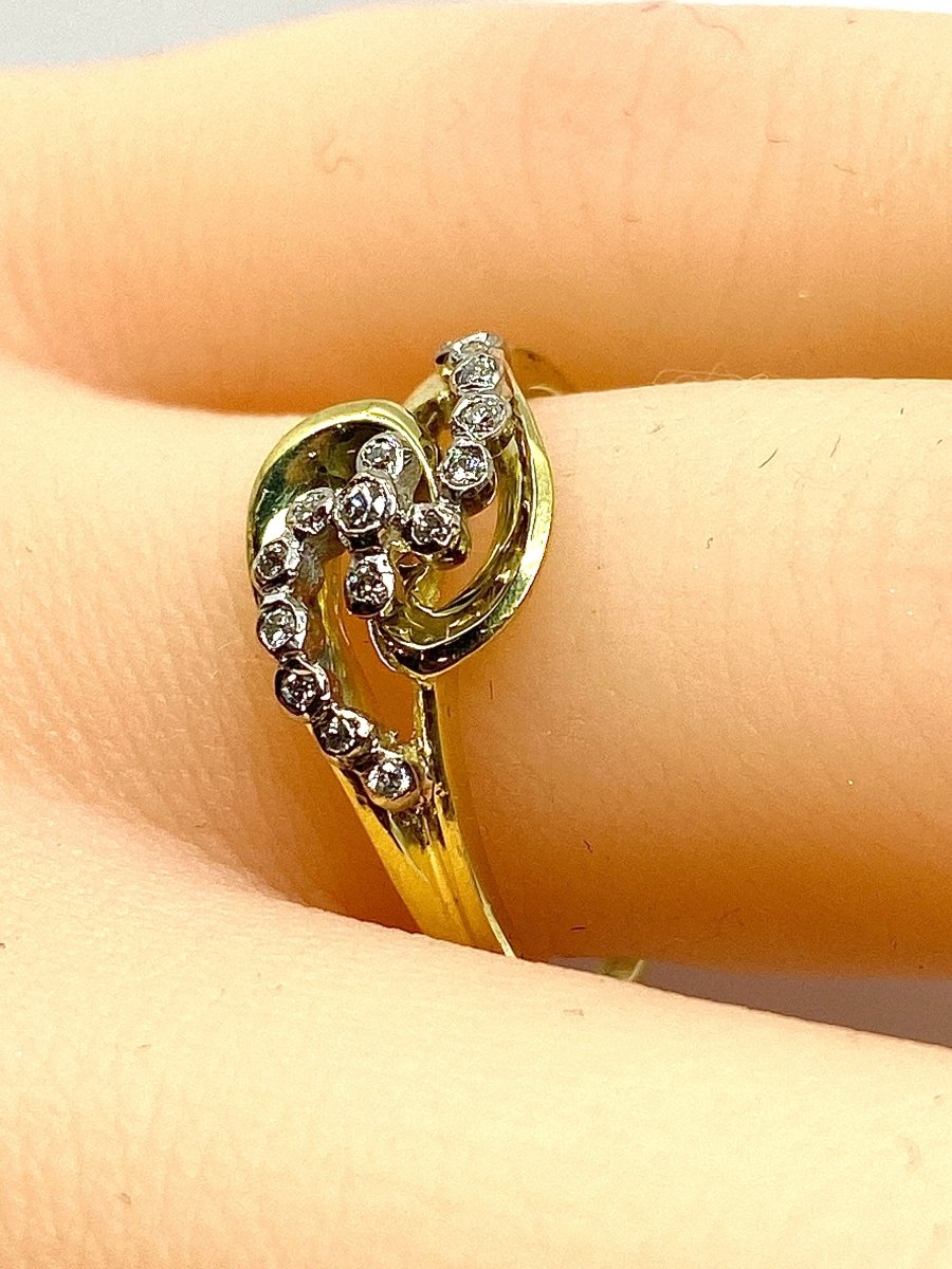 Bague en or et diamants - Castafiore