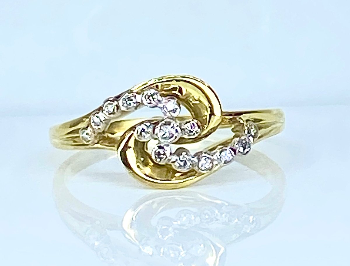 Bague en or et diamants - Castafiore