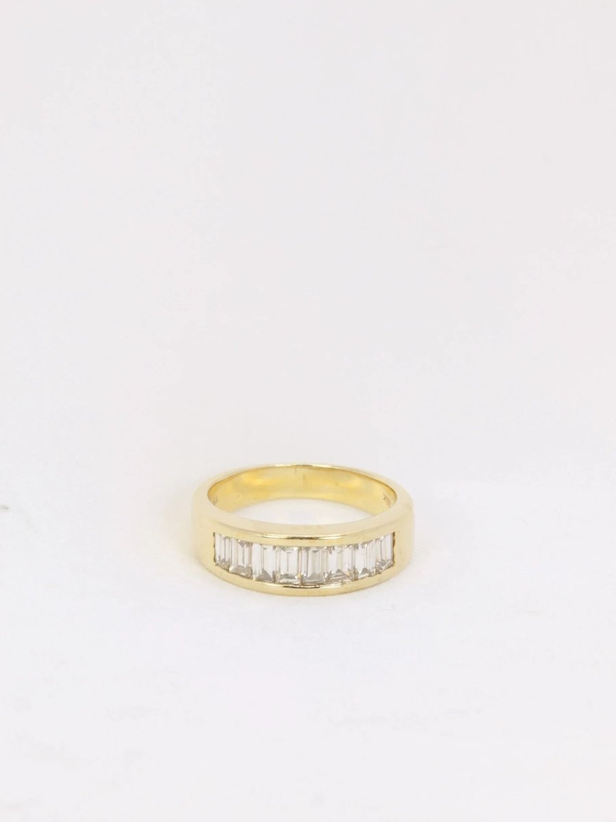 Bague en or et diamants taille baguette 1,2 ct - Castafiore