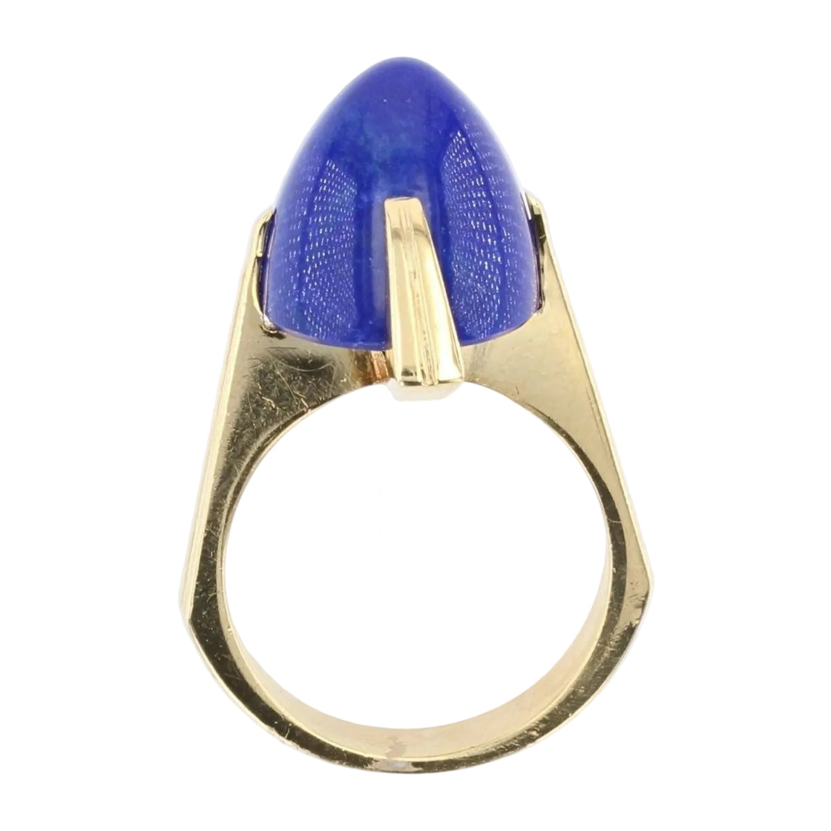 Bague en or et lapis lazuli vintage - Castafiore