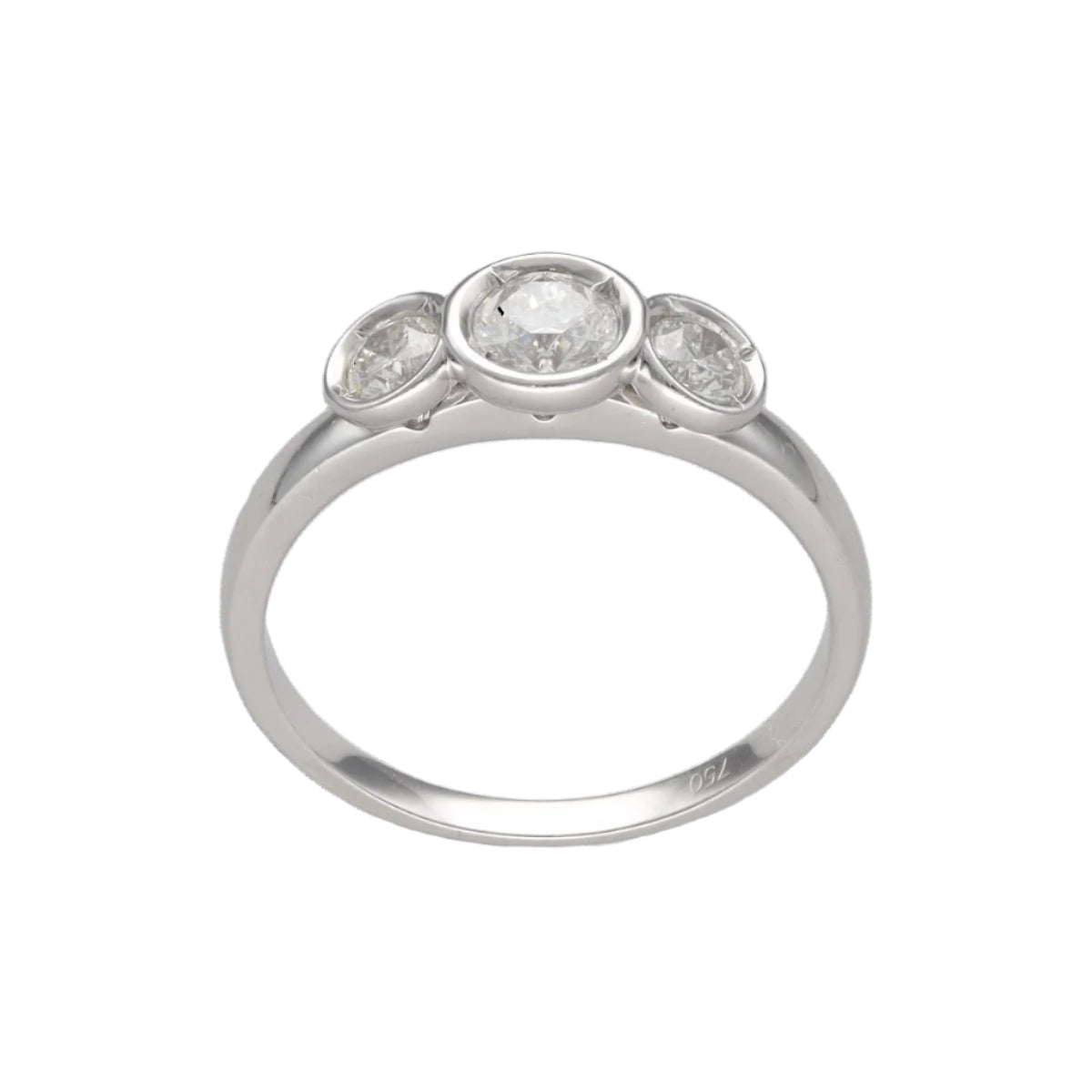 Bague en or gris et diamants - Castafiore